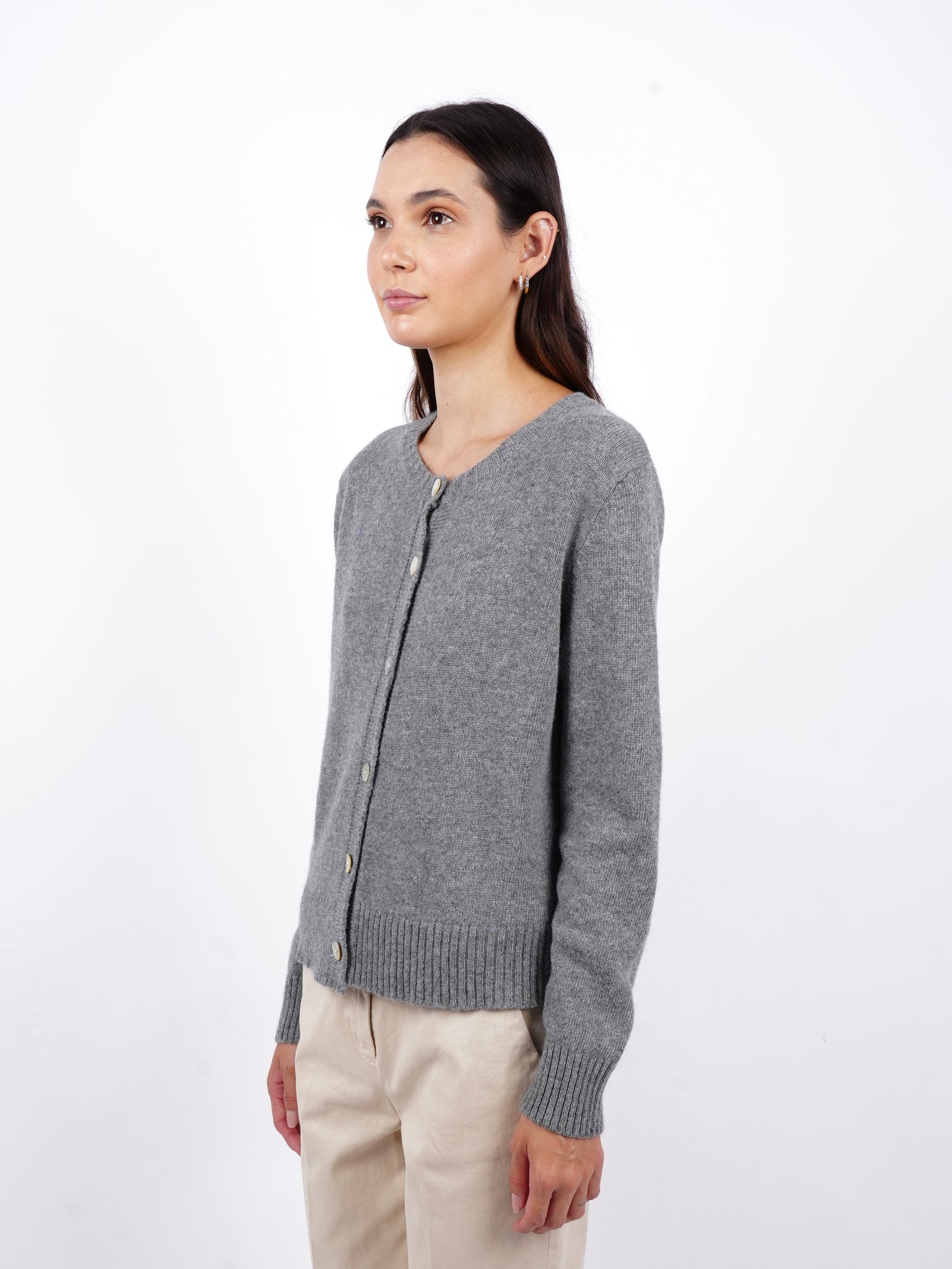 Crewneck Cardigan