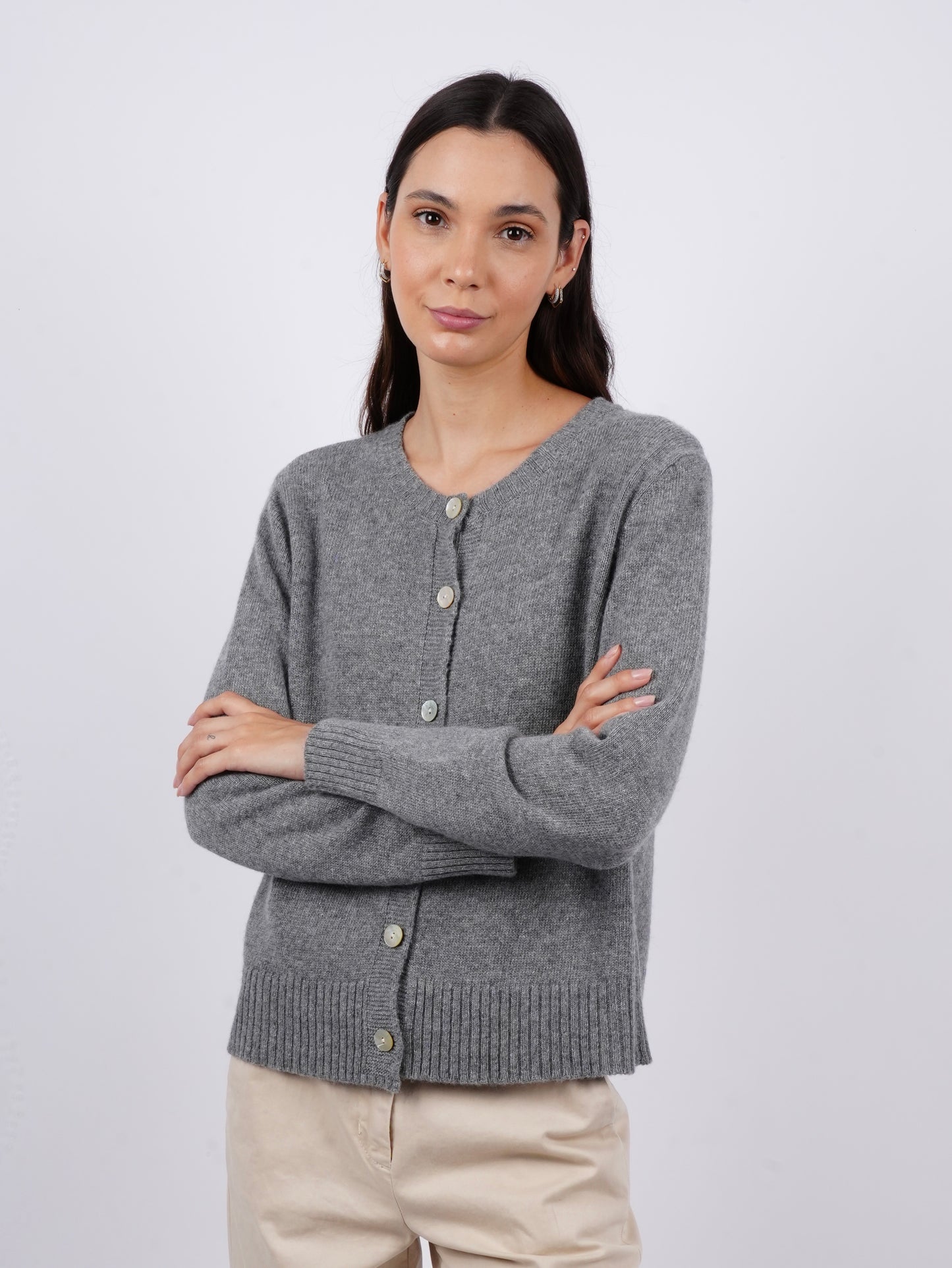 Crewneck Cardigan