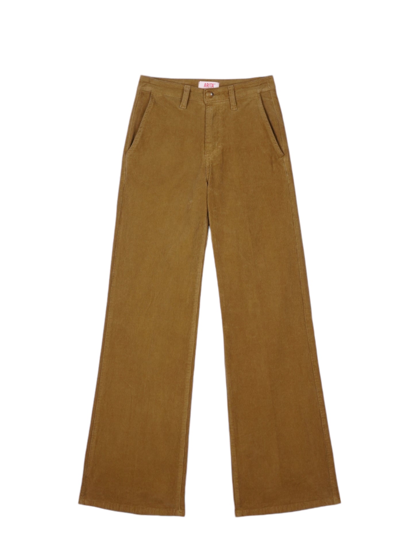 Pantalone palazzo in velluto 1000 righe