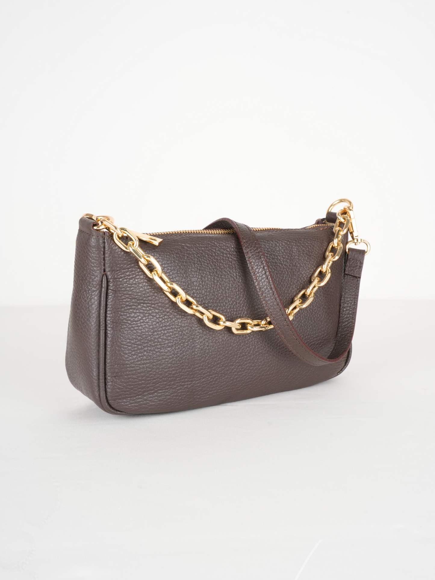 Borsa baguette in Pelle