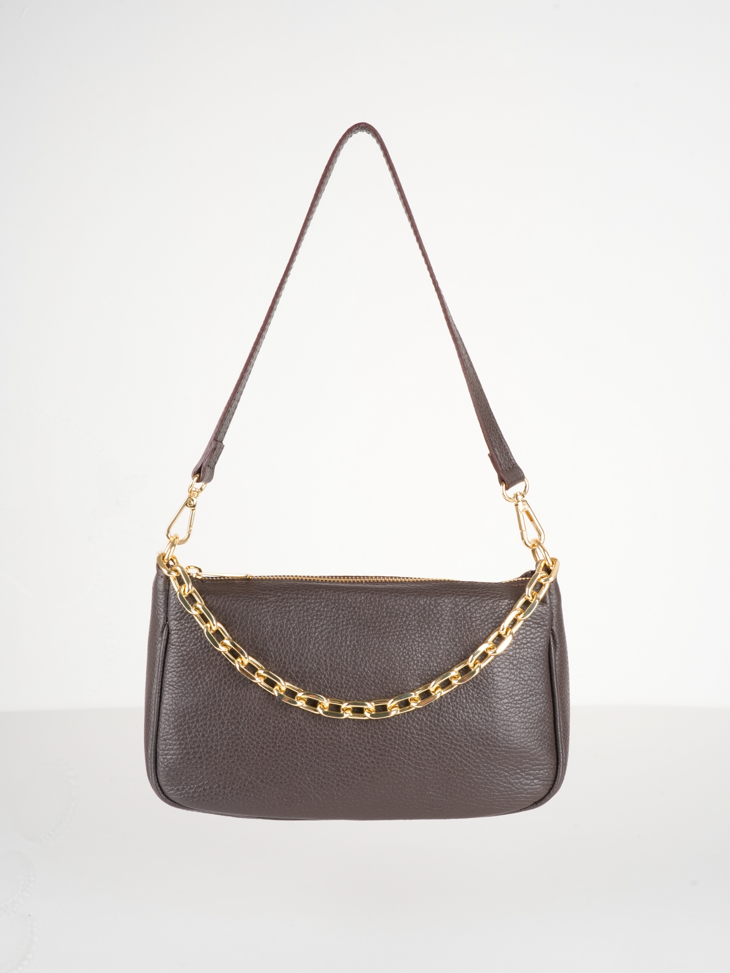 Borsa baguette in Pelle