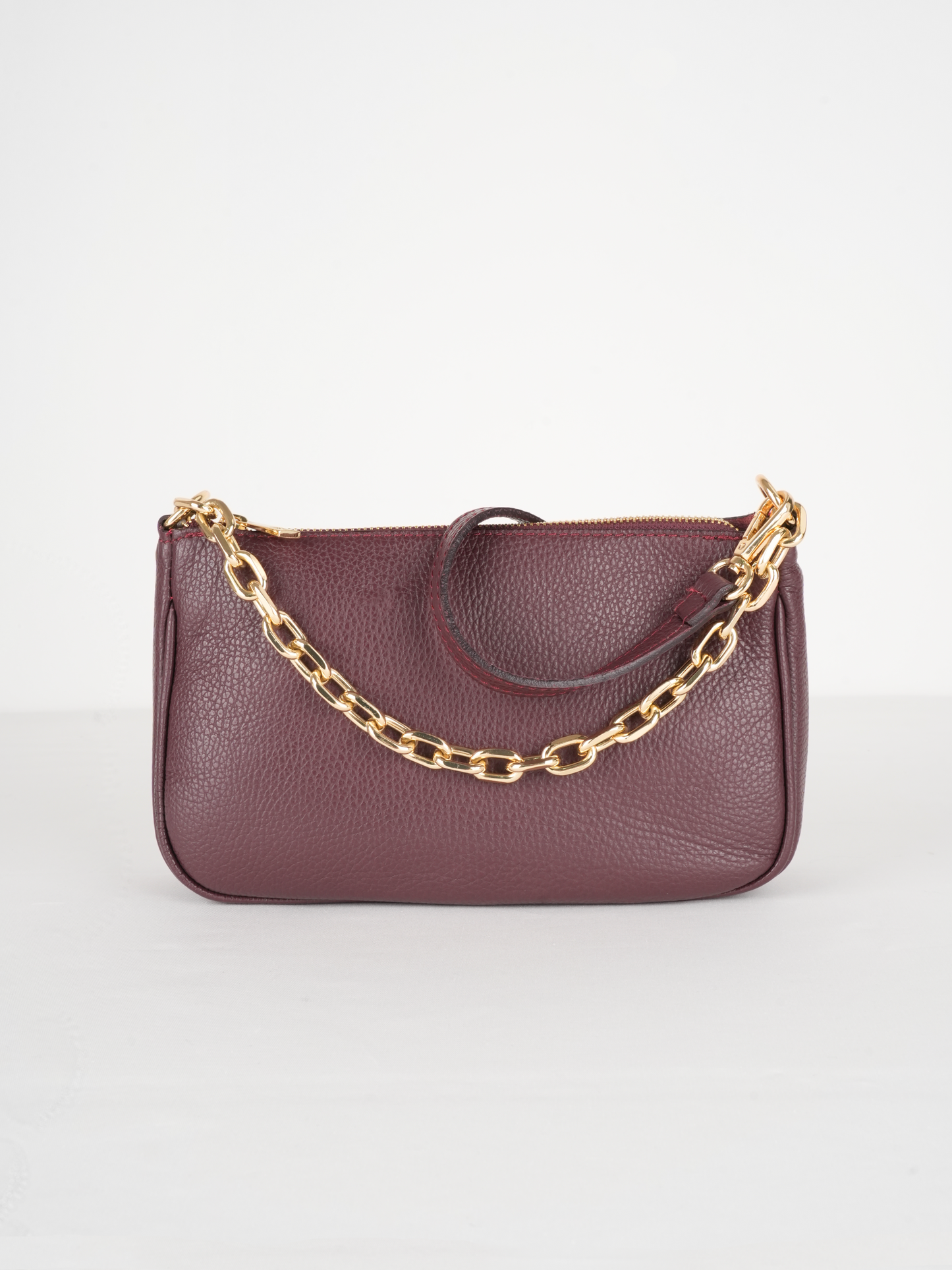 Borsa baguette in Pelle