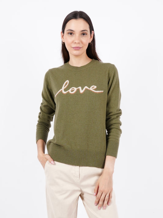 "Love" Crewneck Sweater