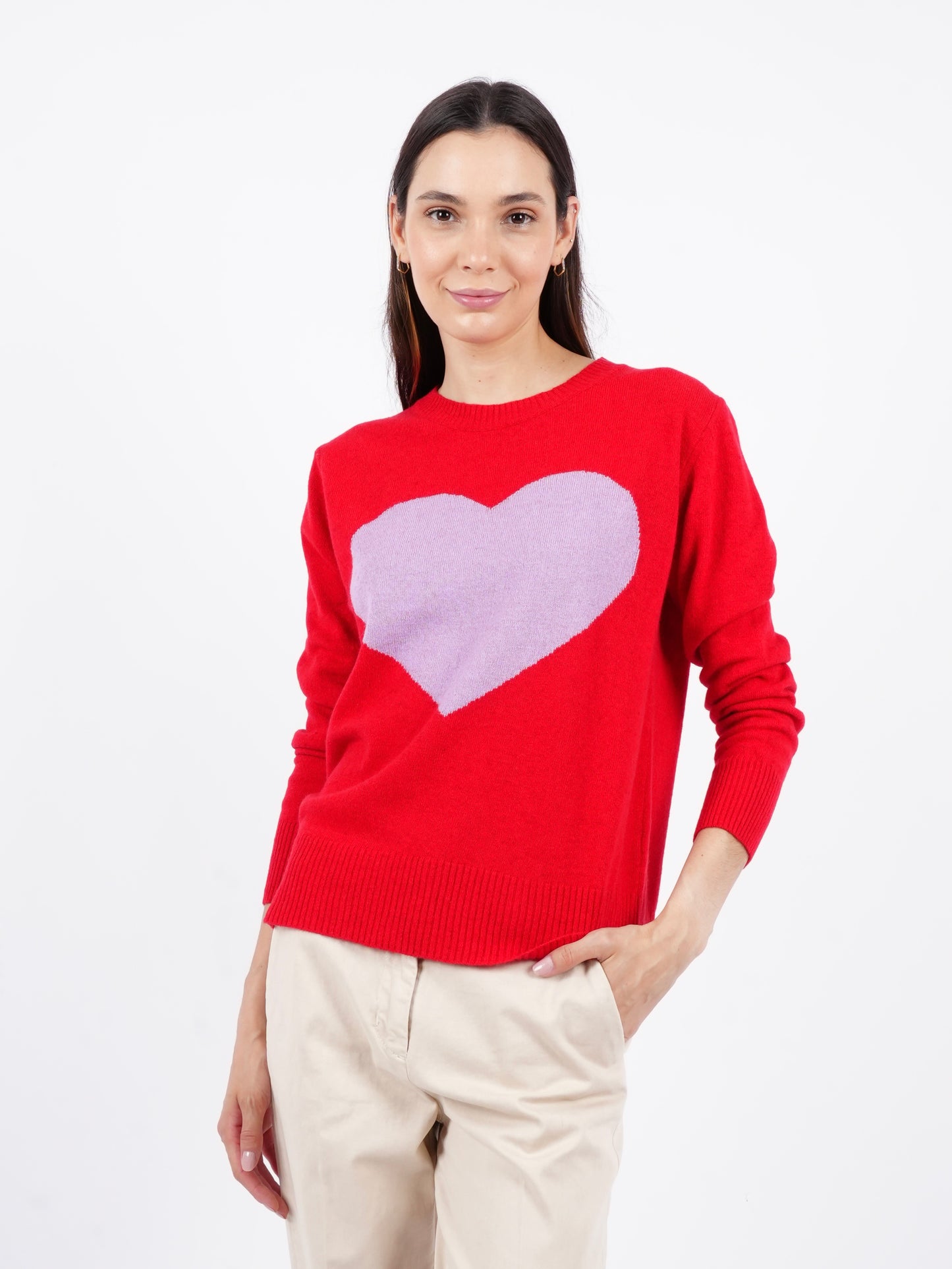 Heart Crewneck Sweater